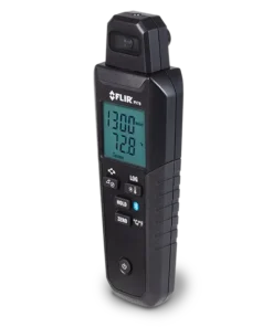 FLIR PV78 with external temperature probe mounted on solar panel