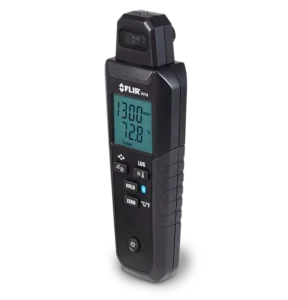 FLIR PV78 with external temperature probe mounted on solar panel
