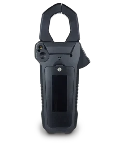 FLIR CM78-PV clamp meter measuring DC current on solar string conductor