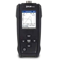 FLIR PV48 solar panel I-V curve tracer with MC4 PV connectors