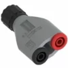 PJP 7043-IEC Male BNC to dual female 4mm banana socket adapter