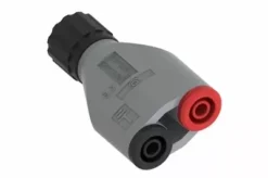 PJP 7043-IEC Male BNC to dual female 4mm banana socket adapter