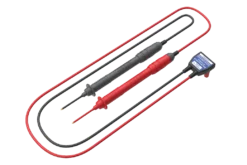 HIOKI P2010 connected to CM4375-50 clamp meter measuring solar string voltage