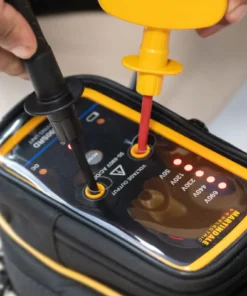 VI15000 CAT IV 1000V voltage indicator close-up showing LED threshold display