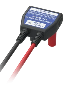 HIOKI P2010 CAT III 2000V probe input terminals close-up
