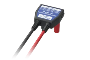 HIOKI P2010 CAT III 2000V probe input terminals close-up