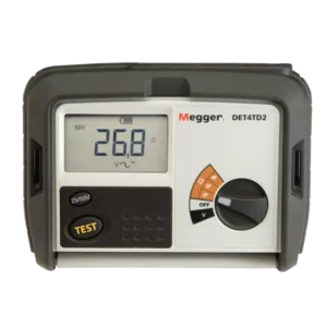 Megger DET4TD2 IP54 outdoor earth tester kit with hard carry case