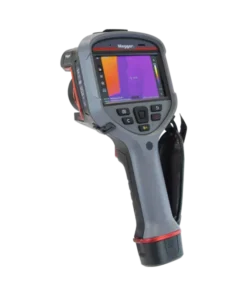 Megger TC640 thermal camera display showing switchboard hotspot