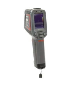 Megger TC120 thermal camera display showing infrared switchboard scan with Iron Red palette