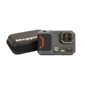 Megger TC256P thermal camera with carry case, USB-C cable and wrist strap accessories
