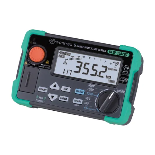 KYORITSU KEW 3552BT insulation and continuity tester with test leads