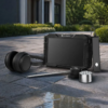 HIKMICRO AD22P acoustic leak detector with indoor / outdoor sensor and touchscreen unit