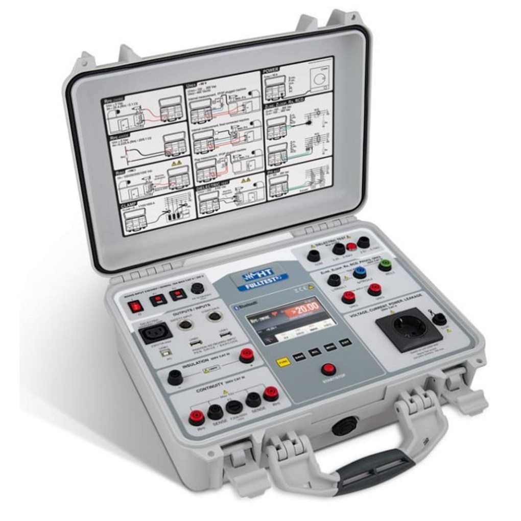 Alternative view of HT Instruments FULLTEST3 Professional Multifunction Safety Tester