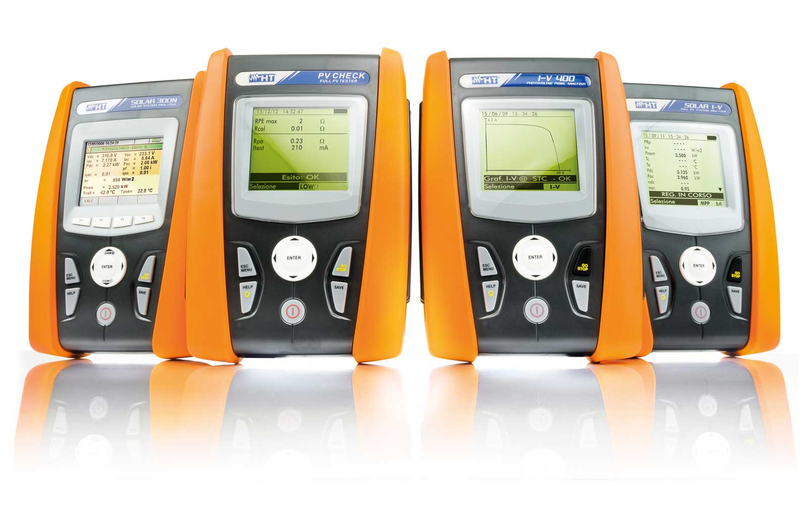 HT Instruments PVCHECKs PV commissioning testers front view